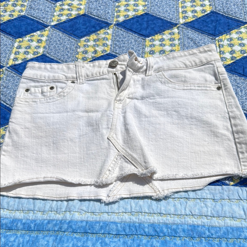 White Denim Women's Shorts